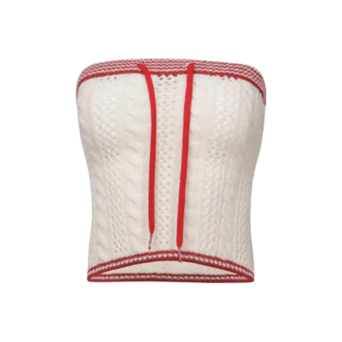 SCULPTOR Айвори Белый Женские Топы без бретелек