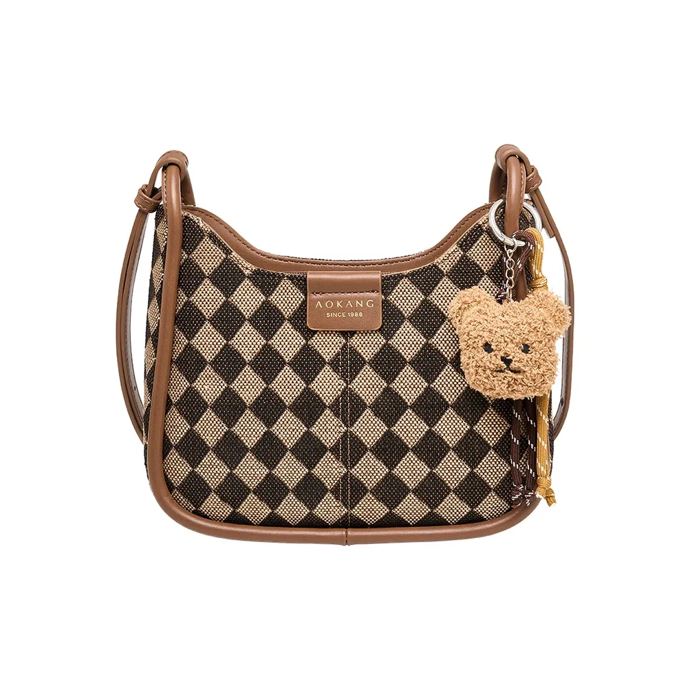 AOKANG Ткань Подмышка Сумка на Плечо Средняя Женская Многоцветная