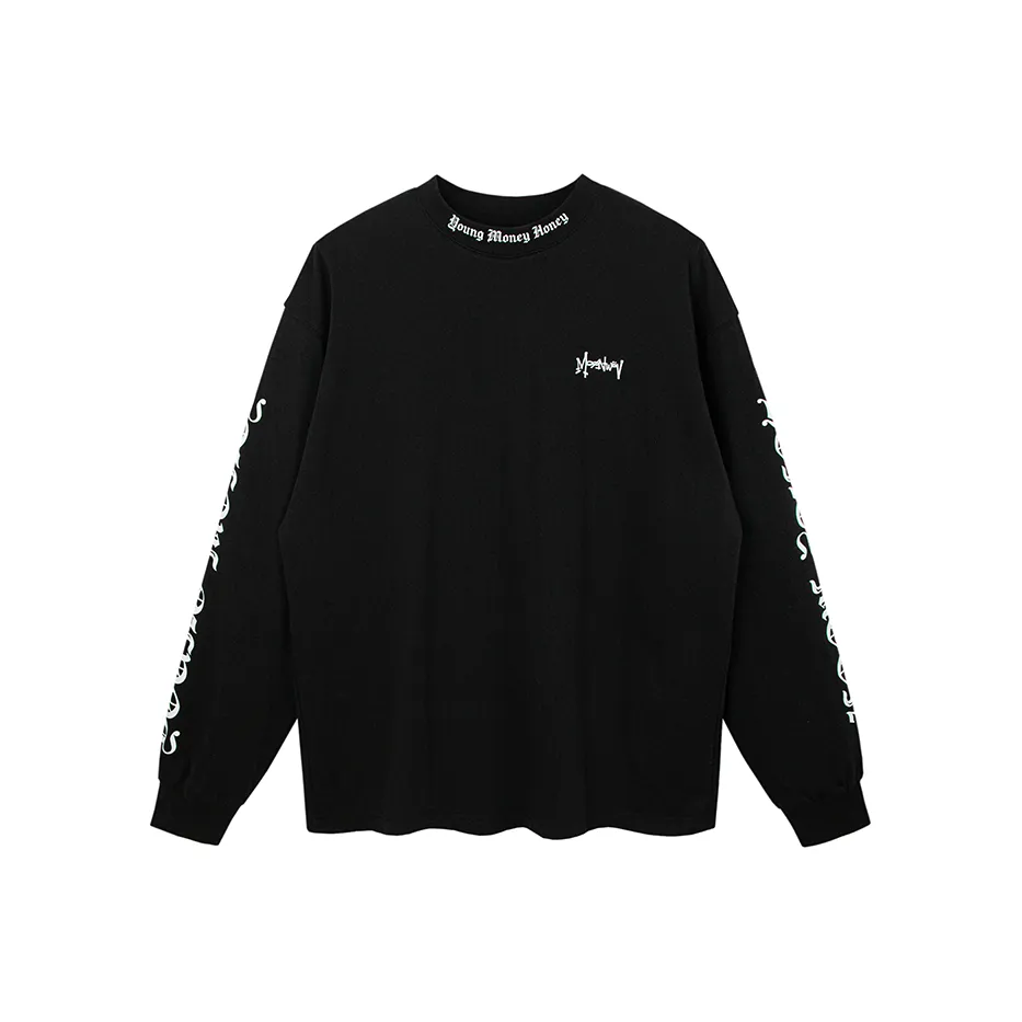 MOONWAV Американский уличный стиль Crewneck Стиль T Рубашка Унисекс