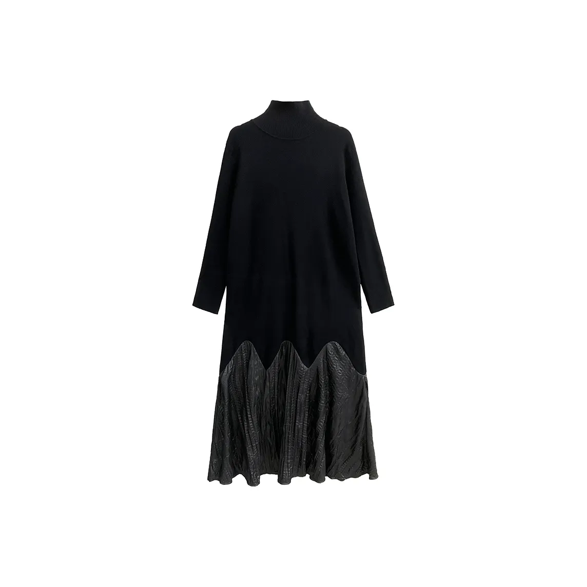 POWXV Длинное платье с длинными рукавами женское