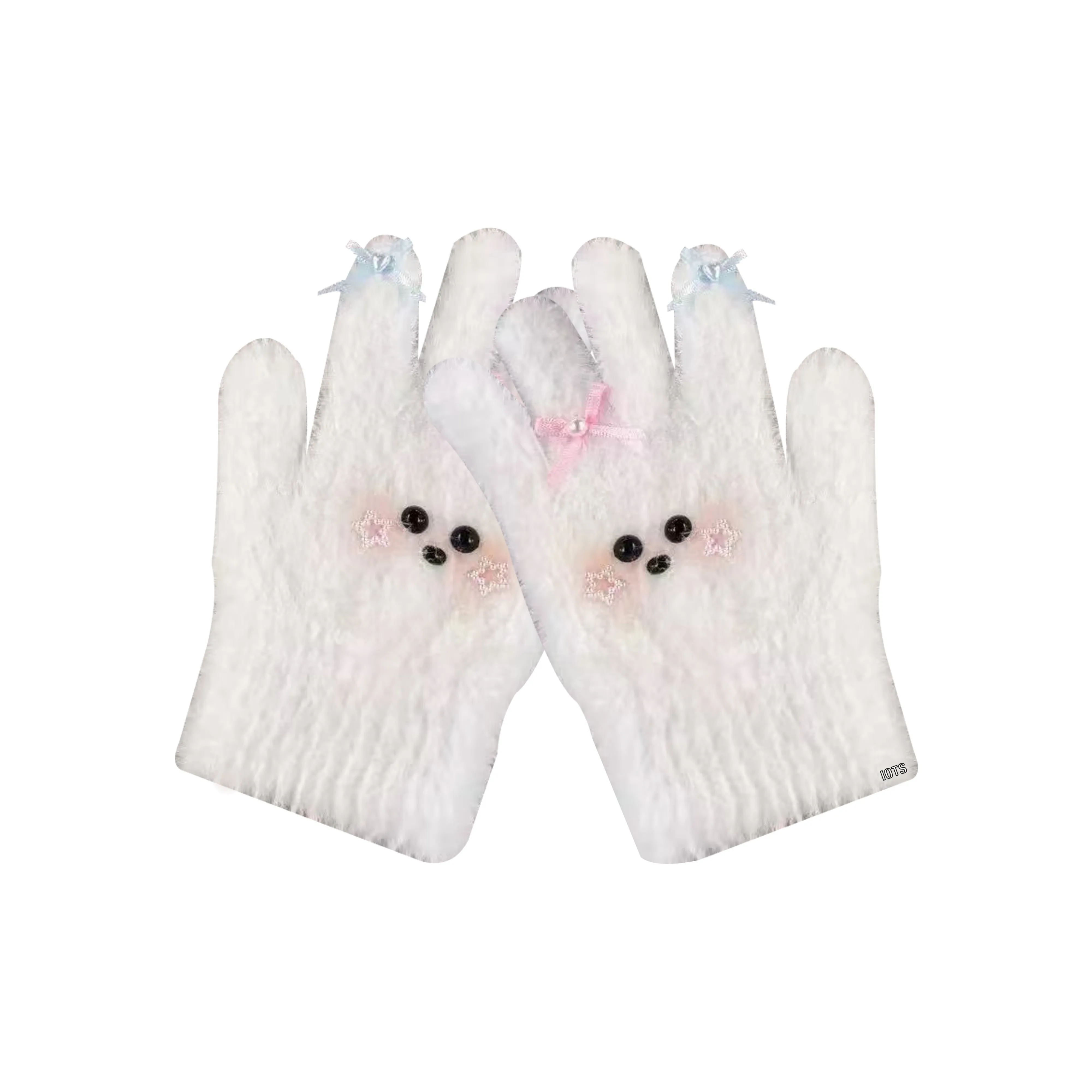 IOTS Cute Girlish Heart Versatile Thermal Gloves Women's IOTS Милый Девичий Сердце Универсальные Термоперчатки Женские