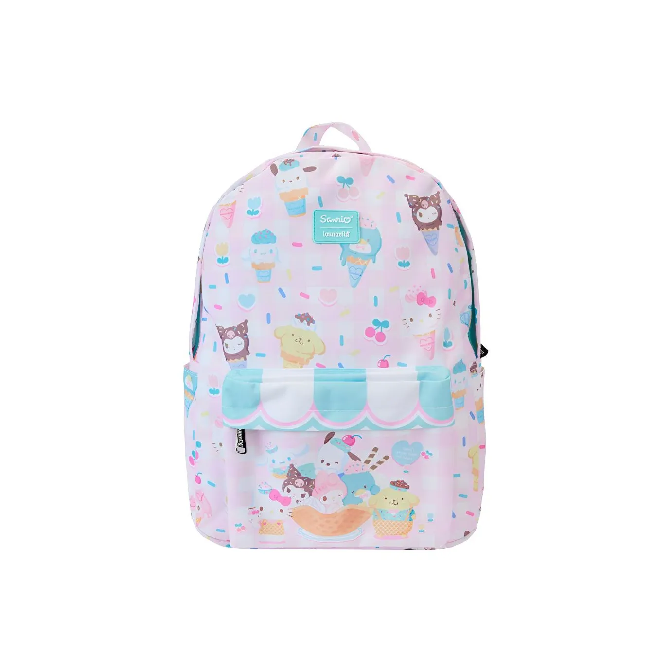 Loungefly ×Disney Disney Коллаборация Нейлоновый Рюкзак Стандартный Женский Светло-Розовый