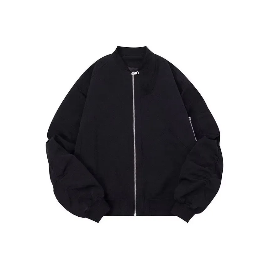 TONYBEAR Минималистский стиль Бейсбольная куртка Мужской AUTUMN Винтаж Пилот Куртка Мужской