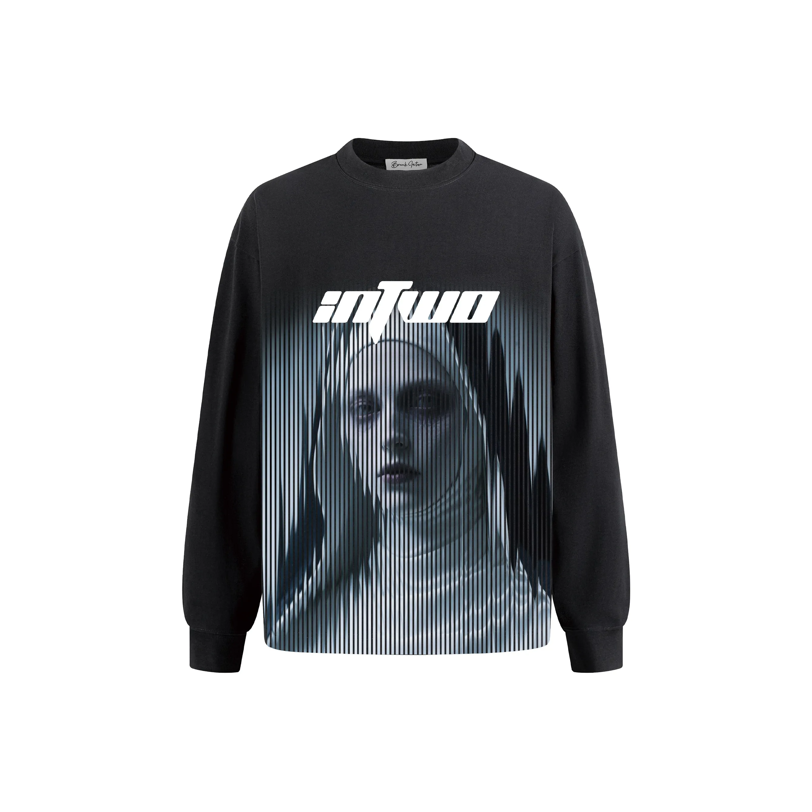 IN TWO Длинный рукав Т-рубашка Унисекс