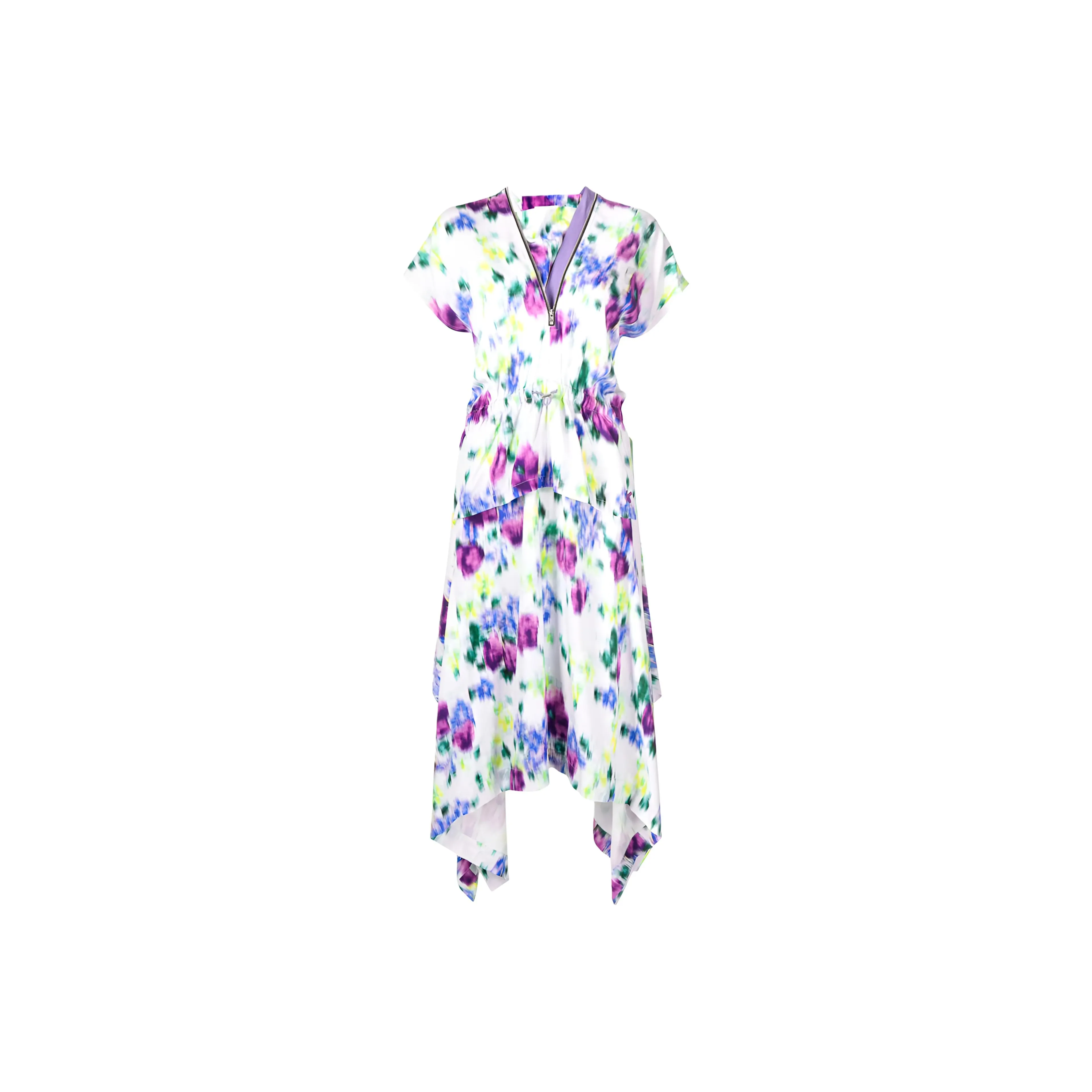 KENZO SS22 Короткий рукав Платье Женское Многоцветное