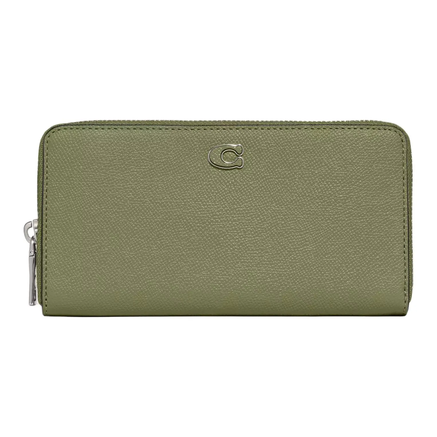 COACH Аккордеонный кошелек Покрытие Холст Кожа Мужской Лесной мох