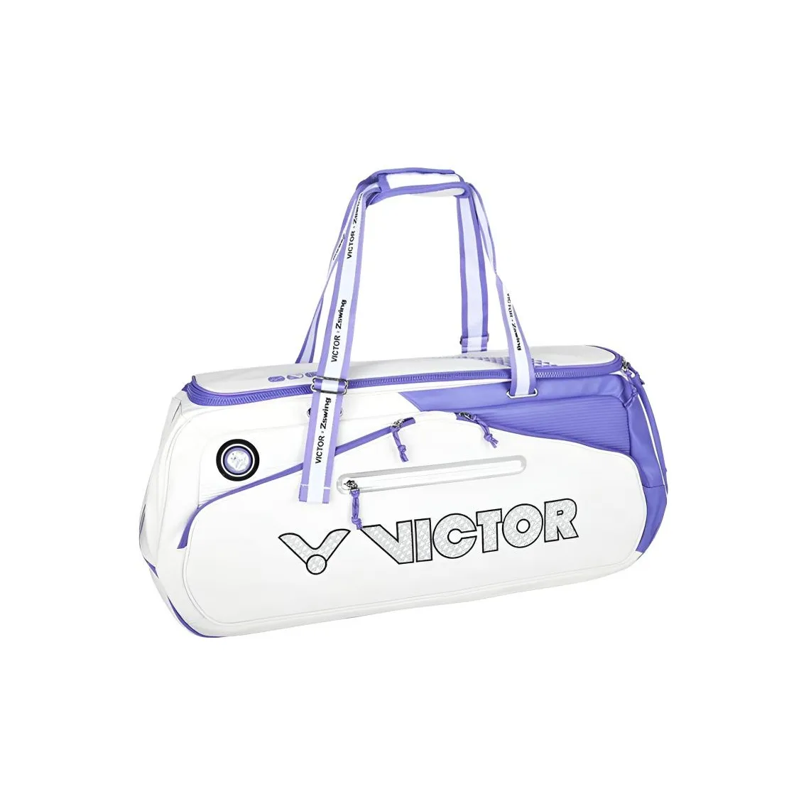 VICTOR Полиуретан Rectangle Сумка Дорожные органайзеры Унисекс Pearl White Peony Purple