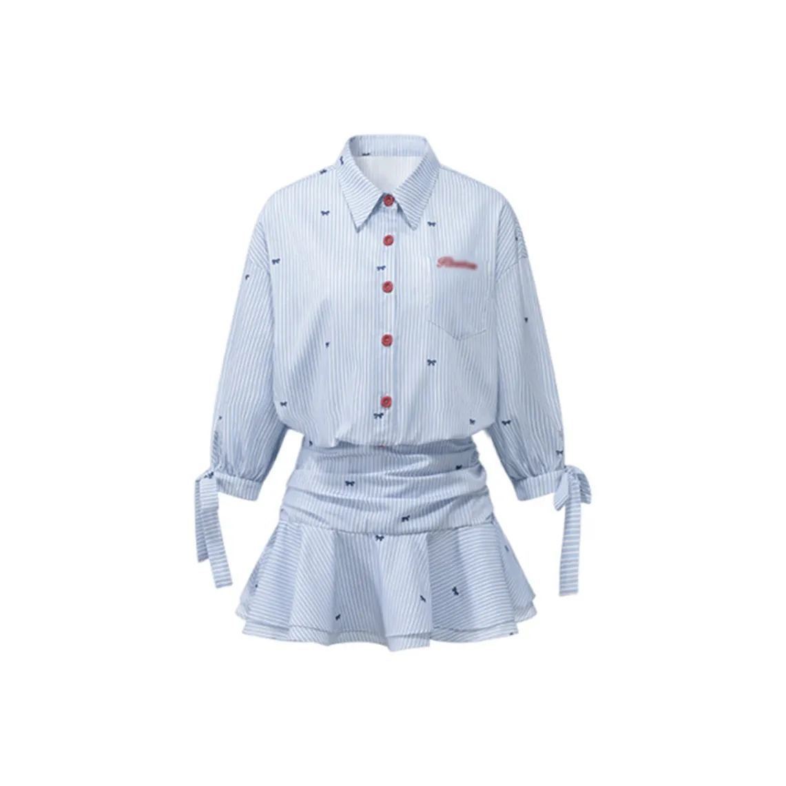 MIMOSA CHUR Длинное платье с длинными рукавами женское