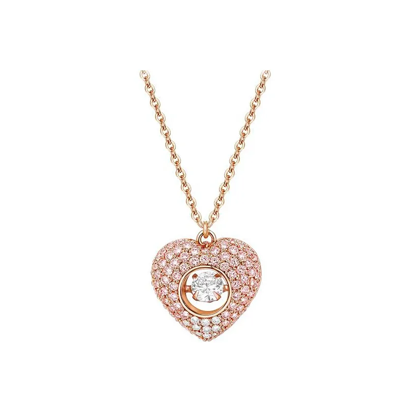 SHINE Медный Синтетический кубический цирконий Ожерелья Женские