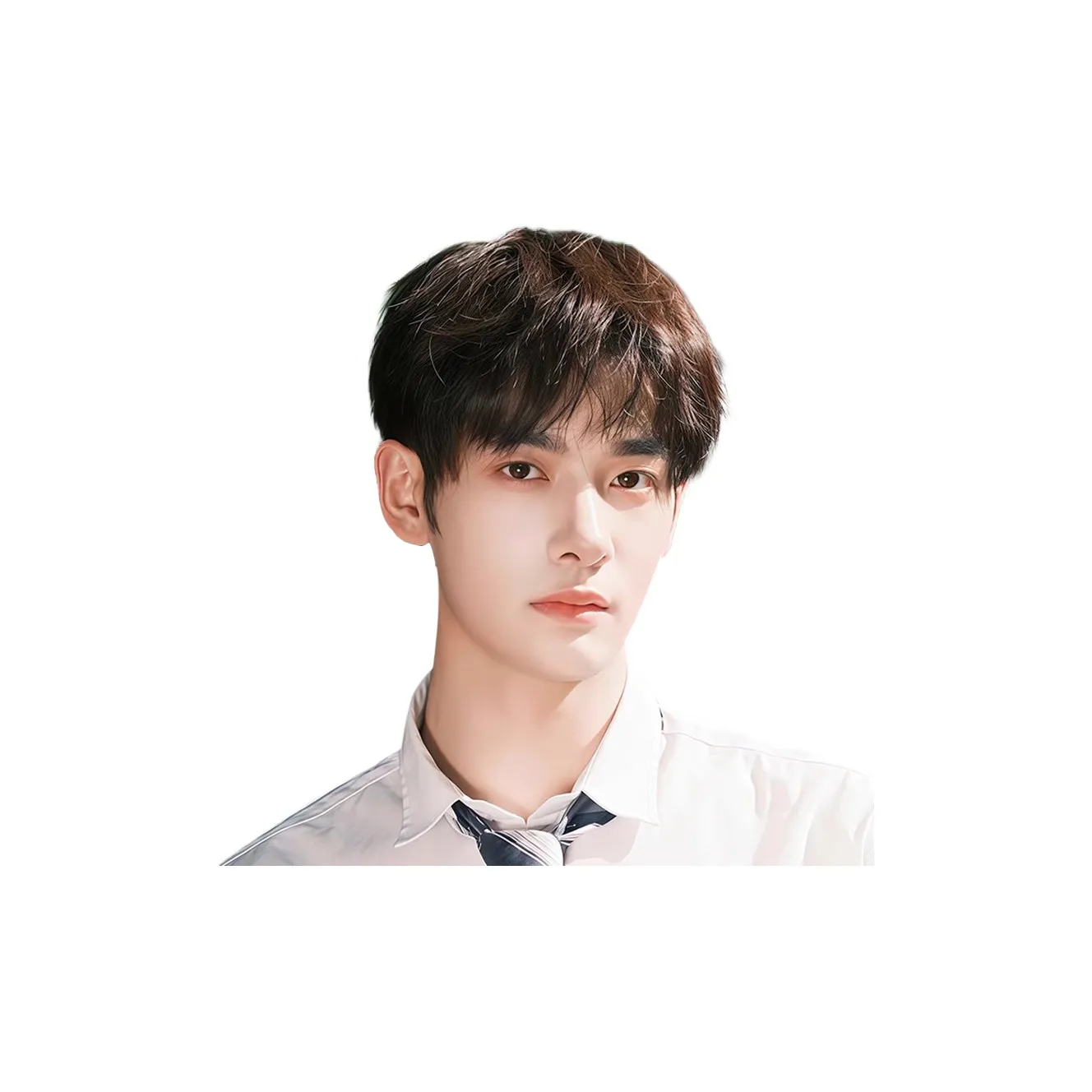 Northward Incline Короткая стрижка с микро-покрытием Strand Мужская парик Корейский стиль Аниме COS Высокотемпературная пряжа