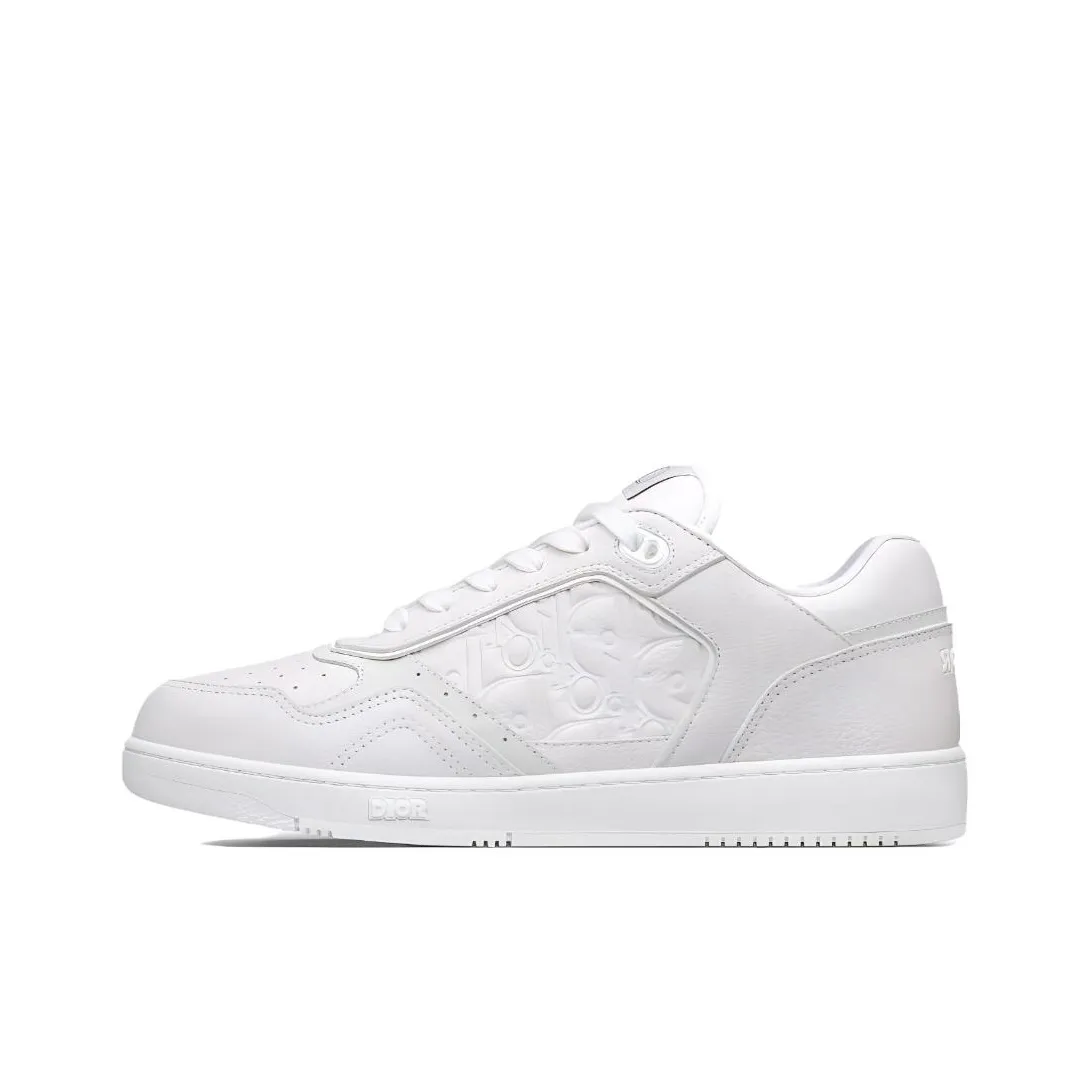 DIOR B27 Skateboard Shoes Men Low-Top White