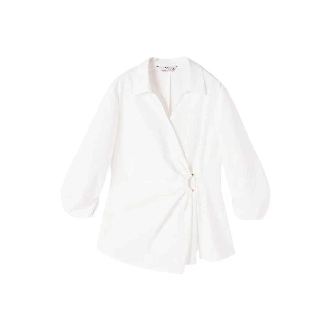 XIANGYING Белые Женские Рубашки