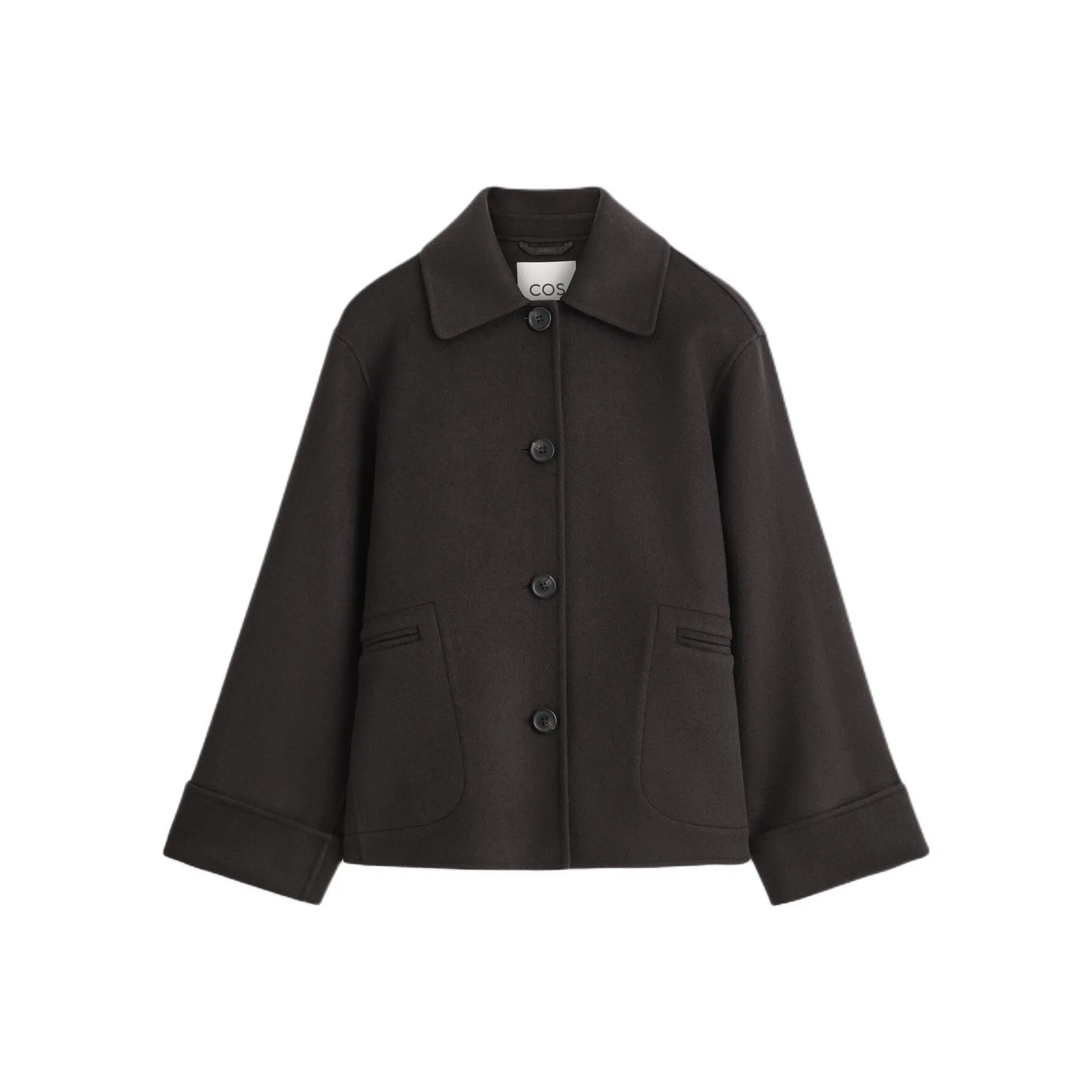 COS Темно-коричневые женские куртки