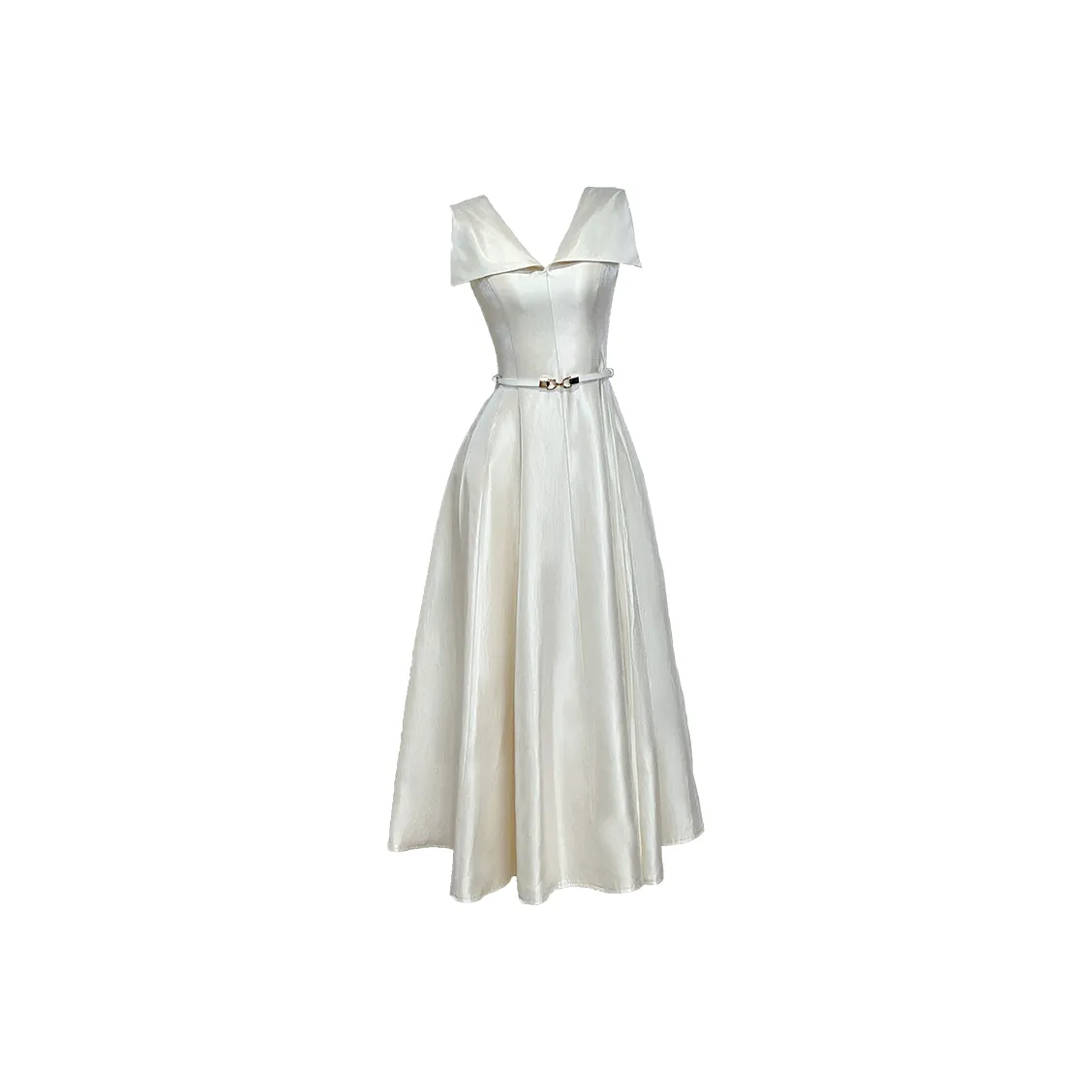 GJFD GOOD Job Отложной воротник Без рукавов Платье Женское