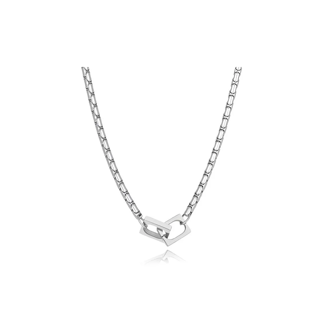 LuluCanaan Титановые стальные ожерелья для мужчин