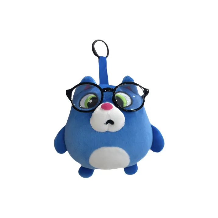 BANLI Полумесяц Кошка Брелок Запись С динамиком Креативный Плюшевый Брелок 12 см Высота