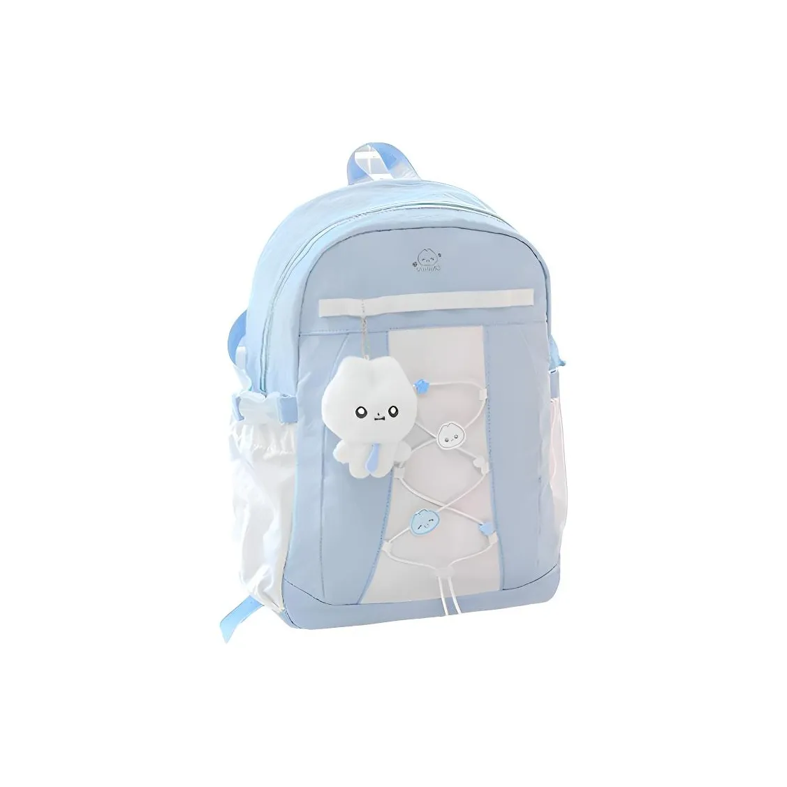 Rosyposy ×TODAERI Кролик Коллаборация Ткань Рюкзак Женские Синий розовый