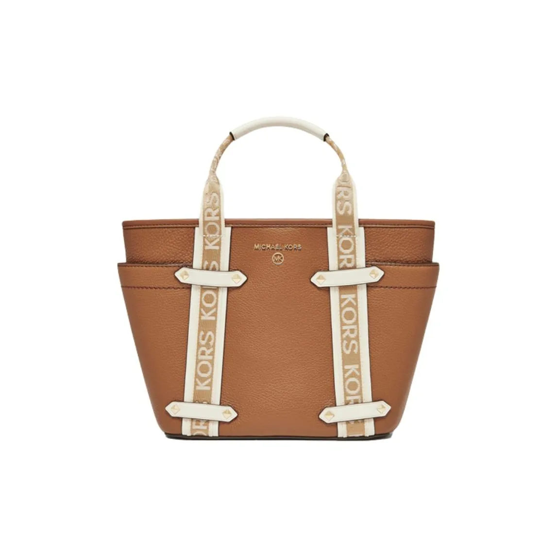 MICHAEL KORS MAEVE Холст и Кожа Сумка Маленькая Женская Коричневая