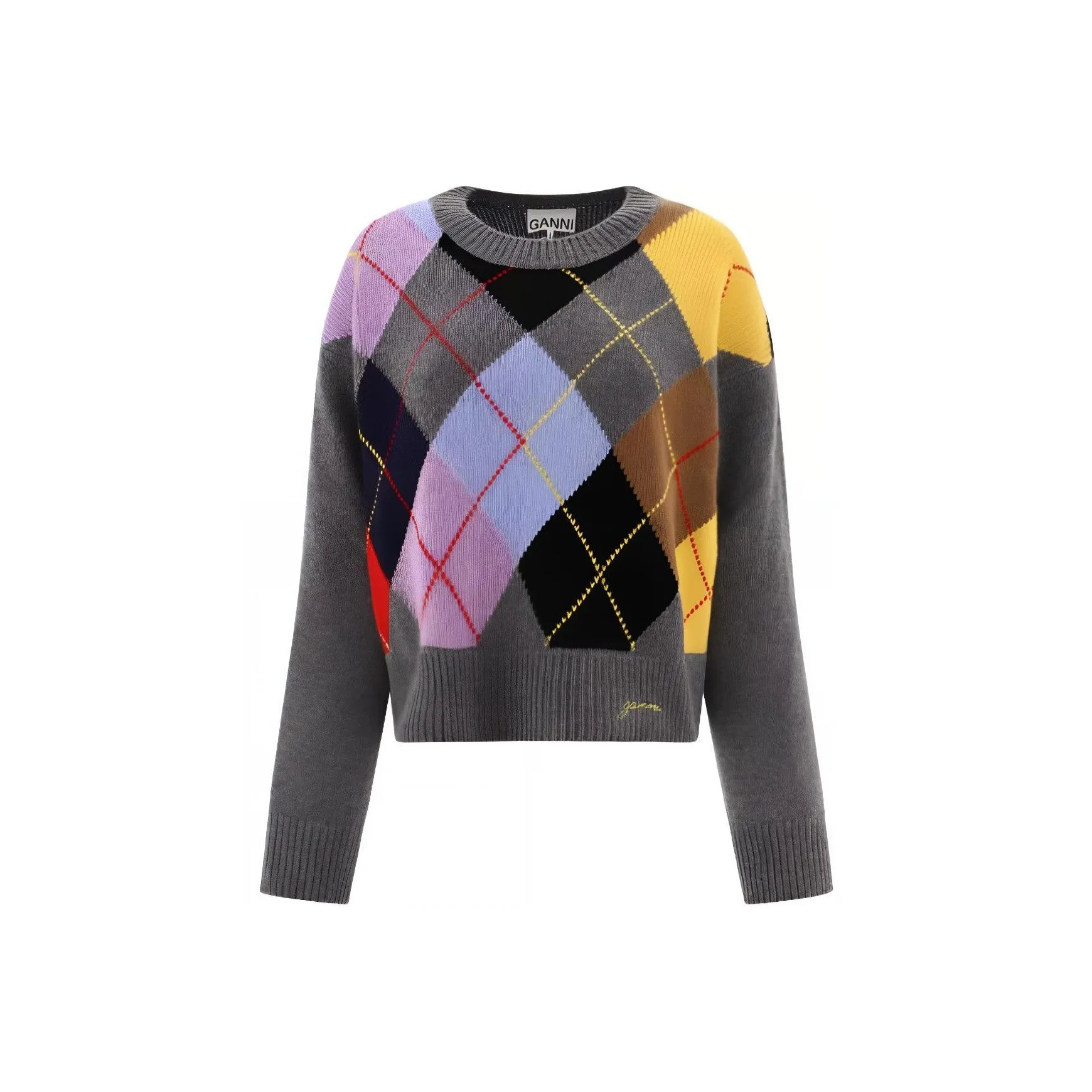 GANNI Серый Женские Свитеры
