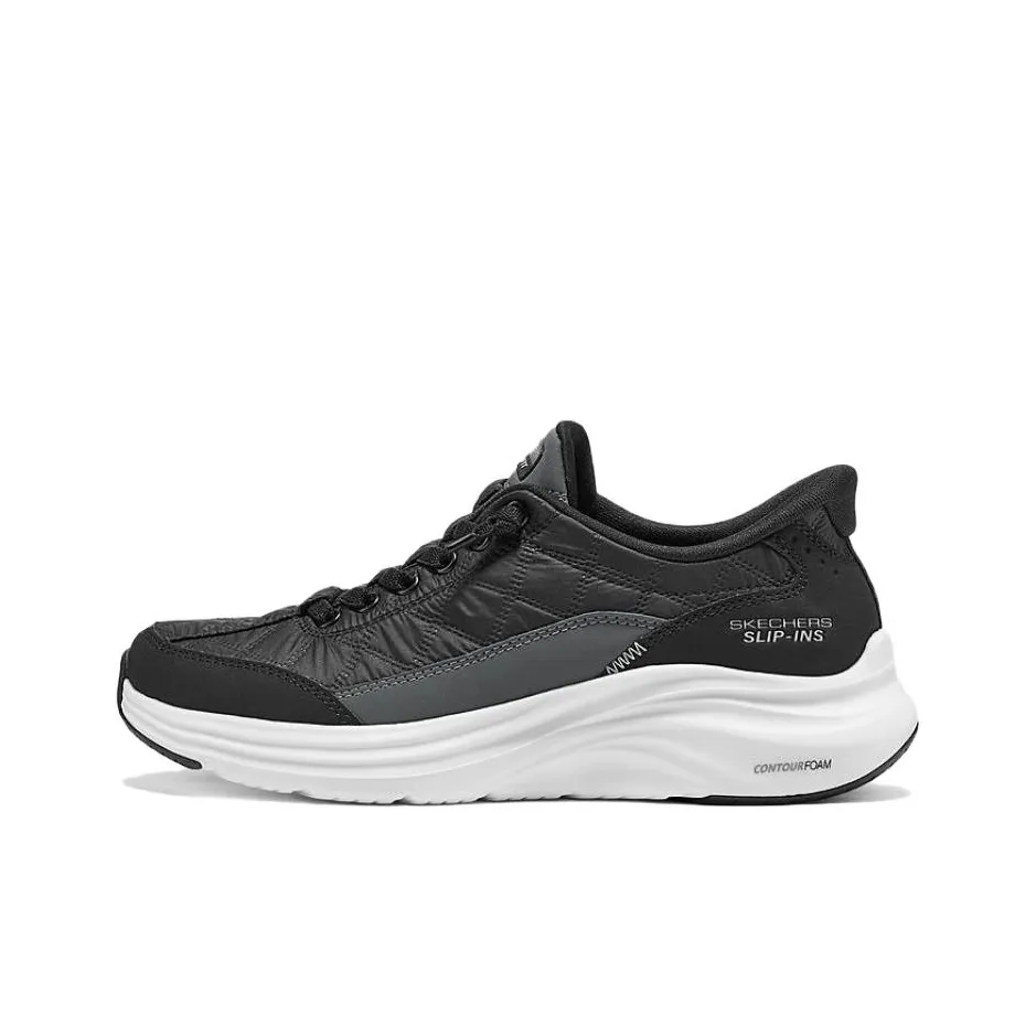 Skechers Sport WOMENS визуально увеличивает рост Casual Женские Черный