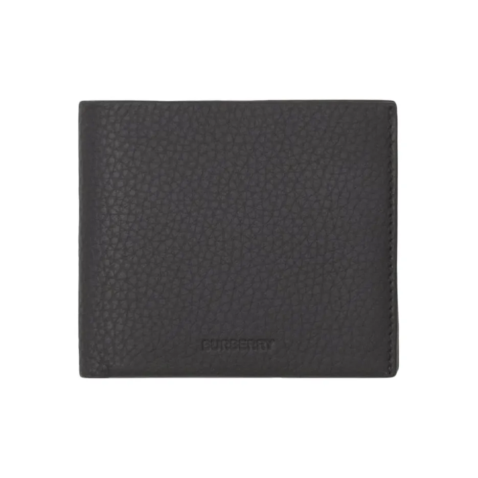 Burberry Телячья кожа Кошелек Мужской Черный