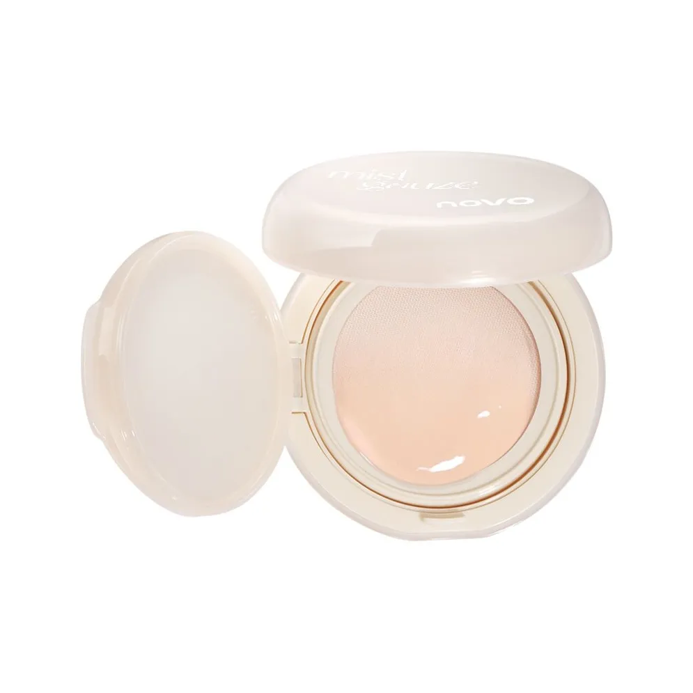 NOVO Air Cushion Пудра 2-в-1 Прозрачный Росный Сглаживание Кожи