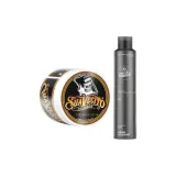 Shuishi 전통 향수 스타일 헤어 오일 + 냄새 없는 순수 헤어스프레이 쉐이핑 의류 세트 113g+300ml