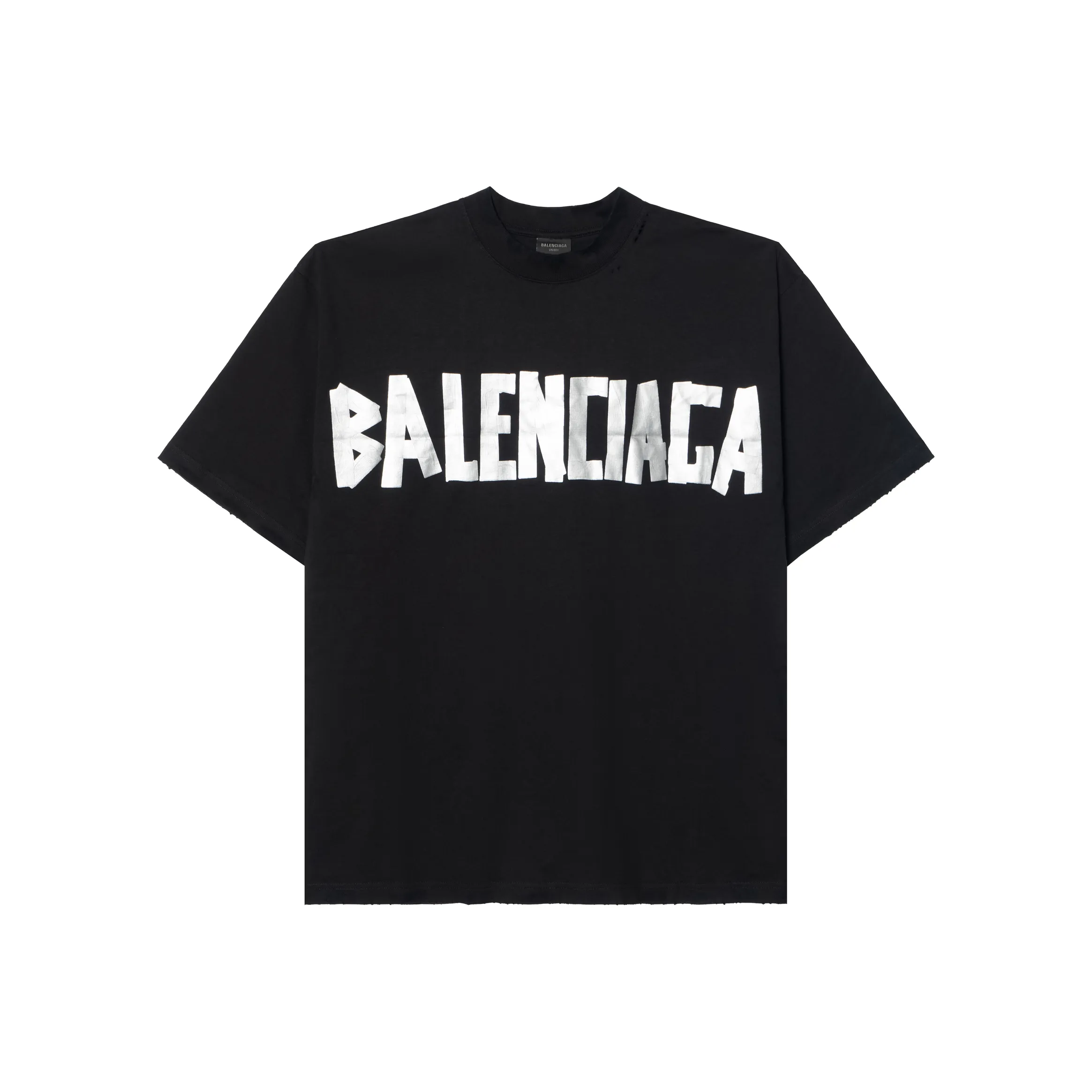 Balenciaga Medium Fit T Shirt 'Faded Black/Silver'