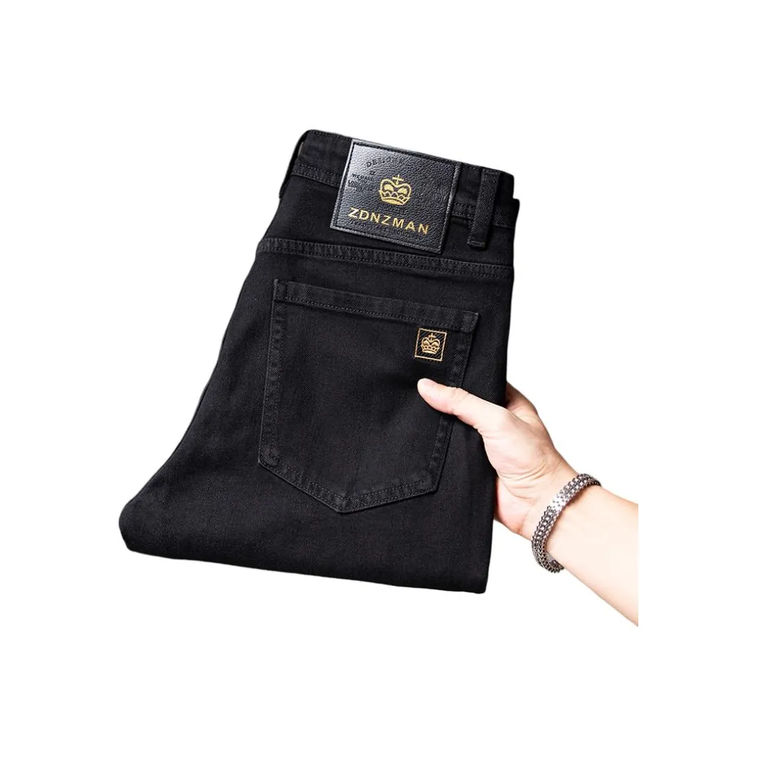 MENING Черные Унисекс Джинсы