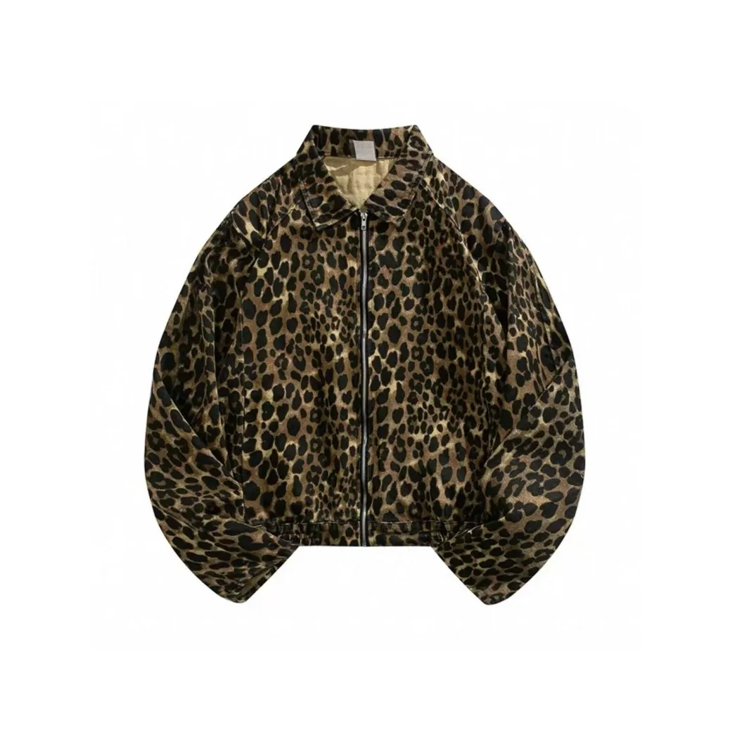 MARTHENAUT Леопардовый принт Унисекс Куртки