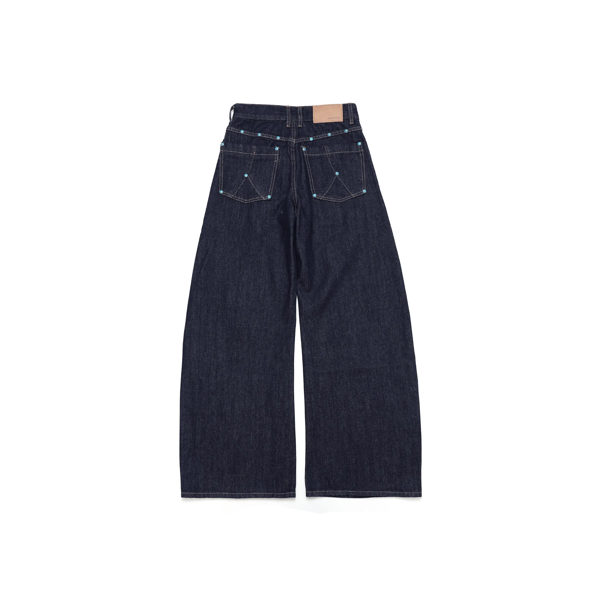 STRANGER LAB Blue Unisex Jeans STRANGER LAB Синий Унисекс Джинсы