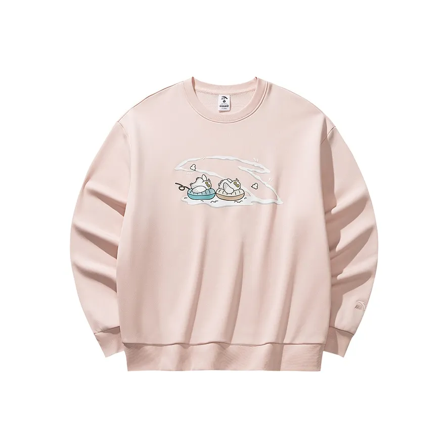 ANTA Осенний свитшот женский колокольчик розовый