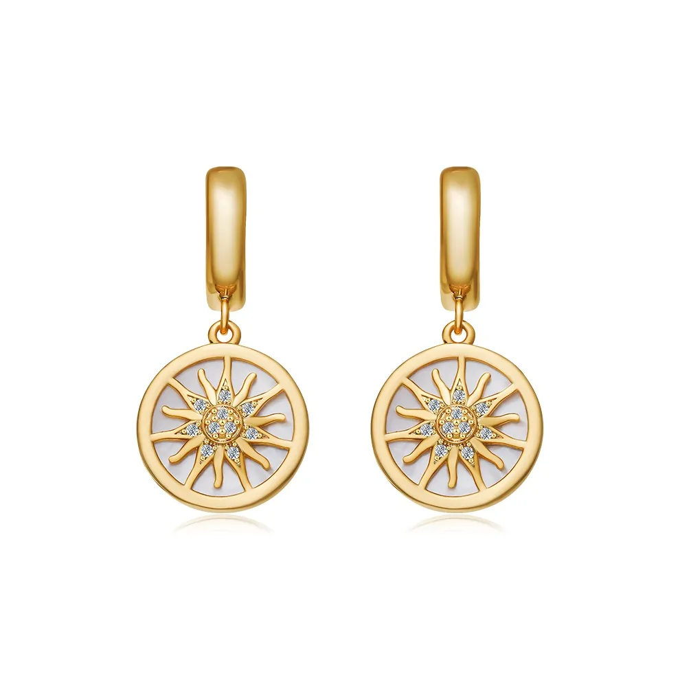 CLORIS YING Белый Перламутр Серьги Женские