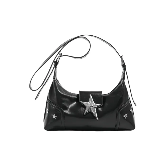 LETOO ПУ (полиуретан) Сумка через плечо Стандартная Женская Черная