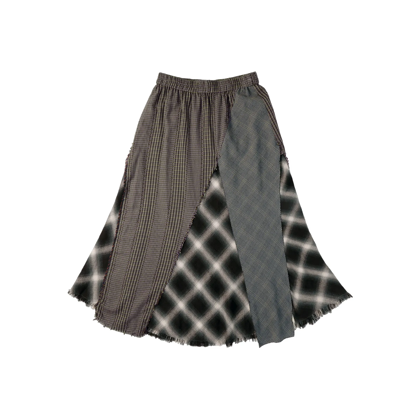 Lanqi Лоток Длина Чайный Умбровый Женские Повседневные Длинные Юбки