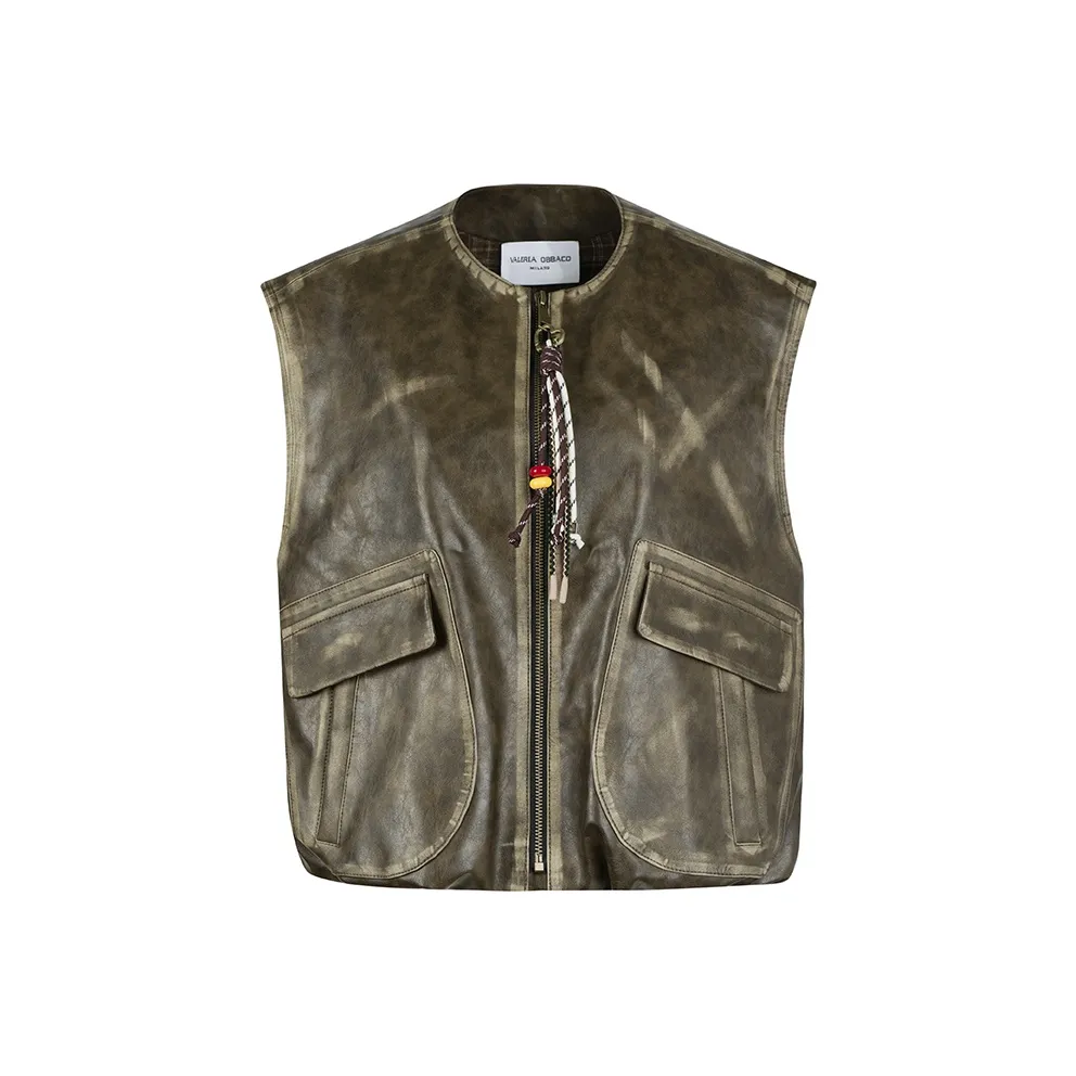 Valeria Obbaco Жилет Унисекс Коричневый