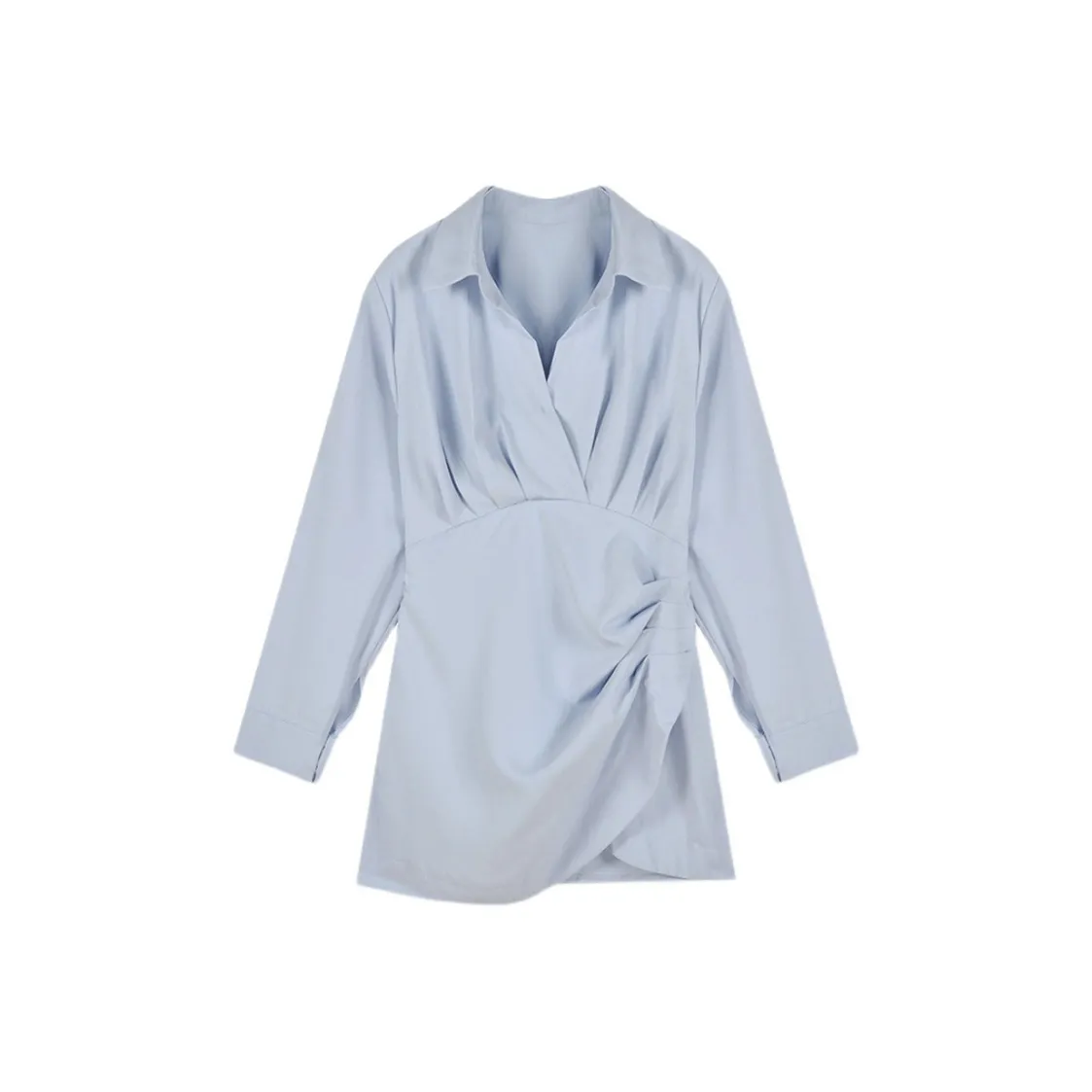 UYH Дизайн Inspired French С утяжкой на талии Плиссированный Женские