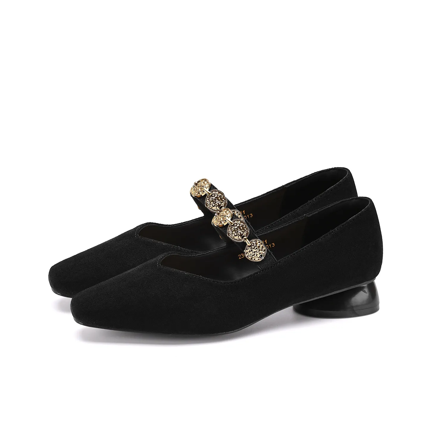 FOXER Грубый каблук Мэри Джейн Женские туфли