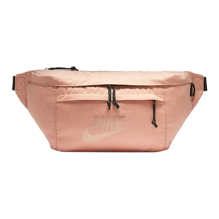Nike Polyester Gym Bag One Shoulder Crossbody Fanny Pack Unisex Orange Pink