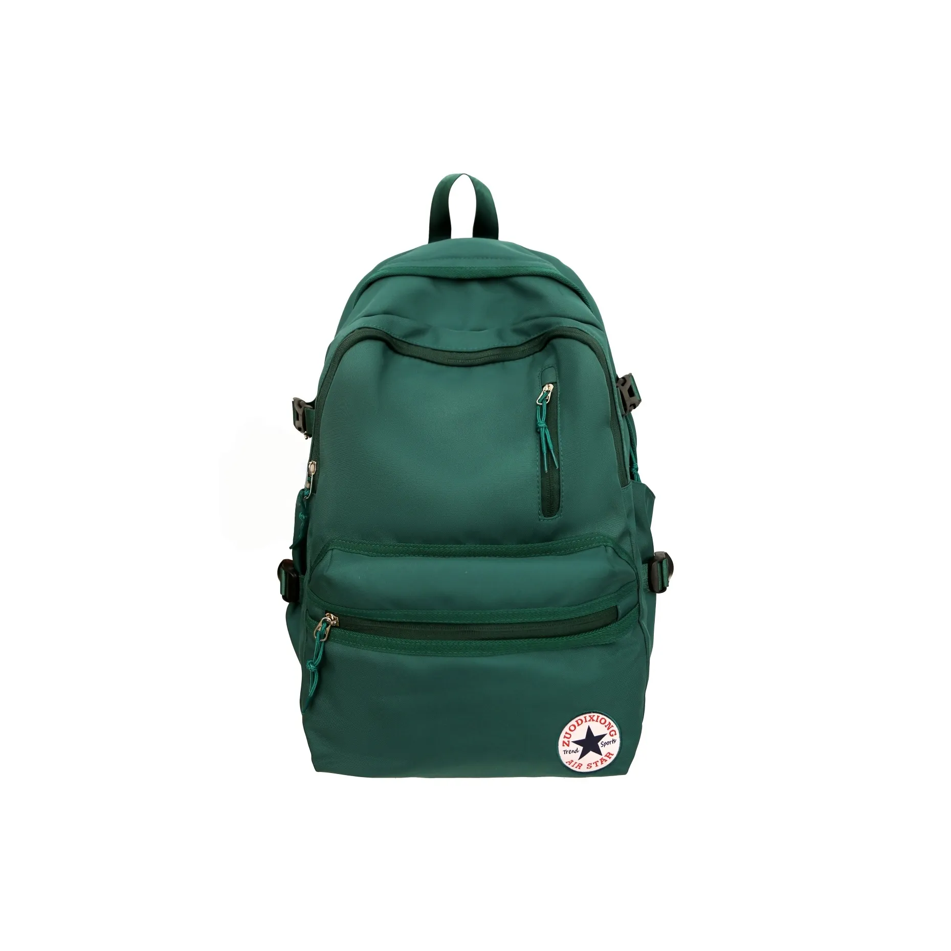 Kewuku Нейлон Рюкзак Стандартный Унисекс Экрю Красный Черный Синий