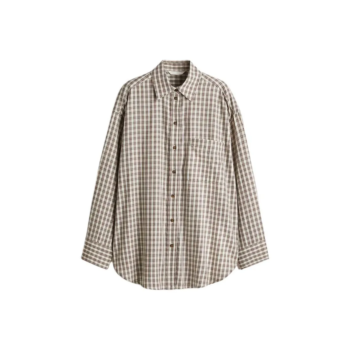 H M Белые Клетчатые Женские Рубашки