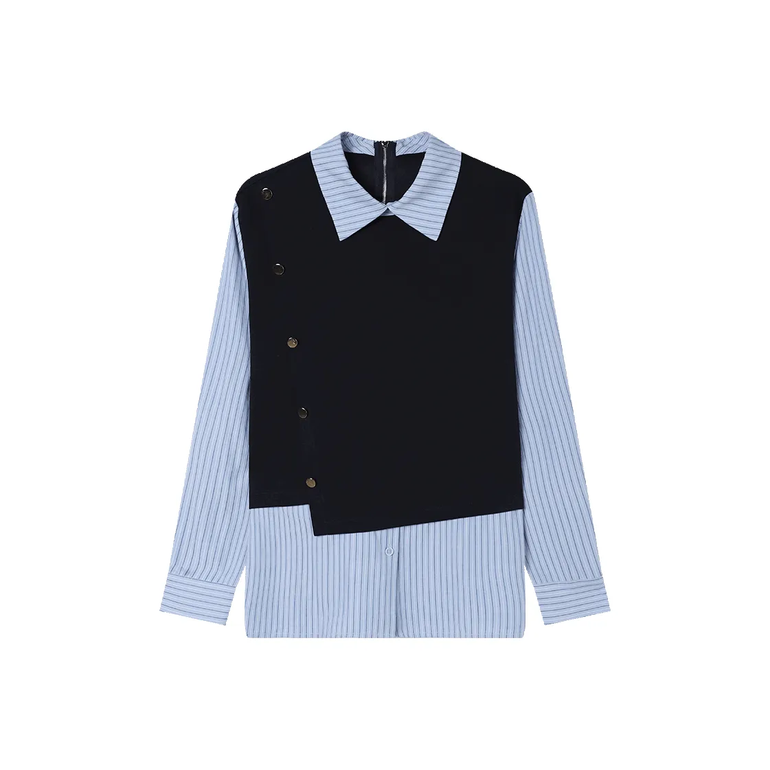 LOUISY AO Темно-синие и синие женские рубашки