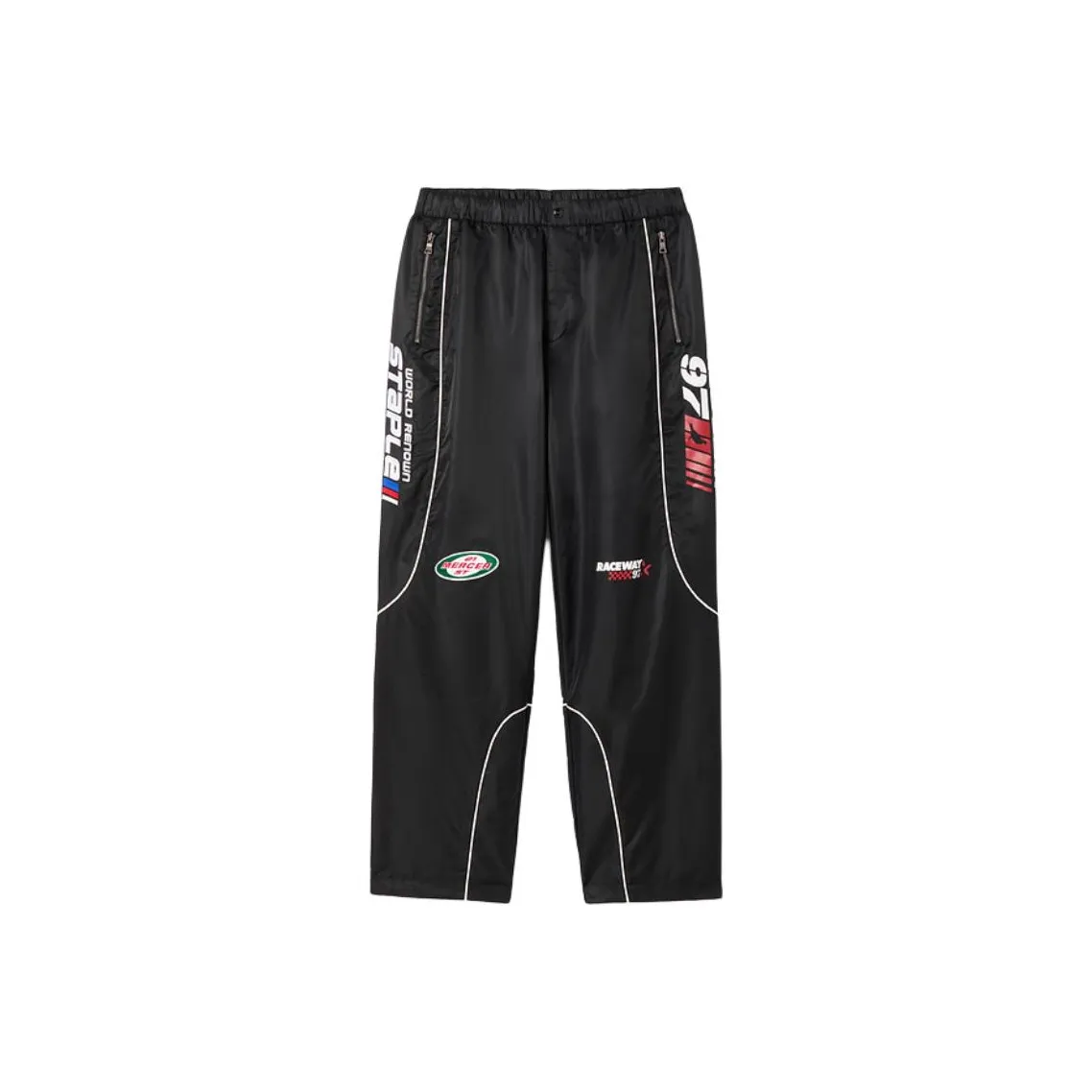 Staple Черные Мужские Повседневные Брюки