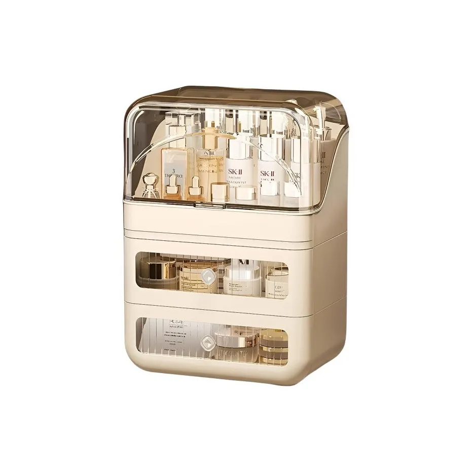 OMGD Десктоп Ящик Lipstick Skincare Пылезащитный Большой Объем Шкаф для Хранения Полка Коробка для Хранения Косметики