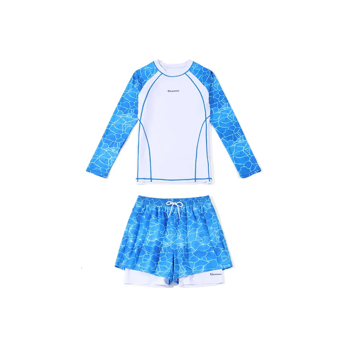 QIAODAN Яркий Синий Мужской Мужской Купальный костюм