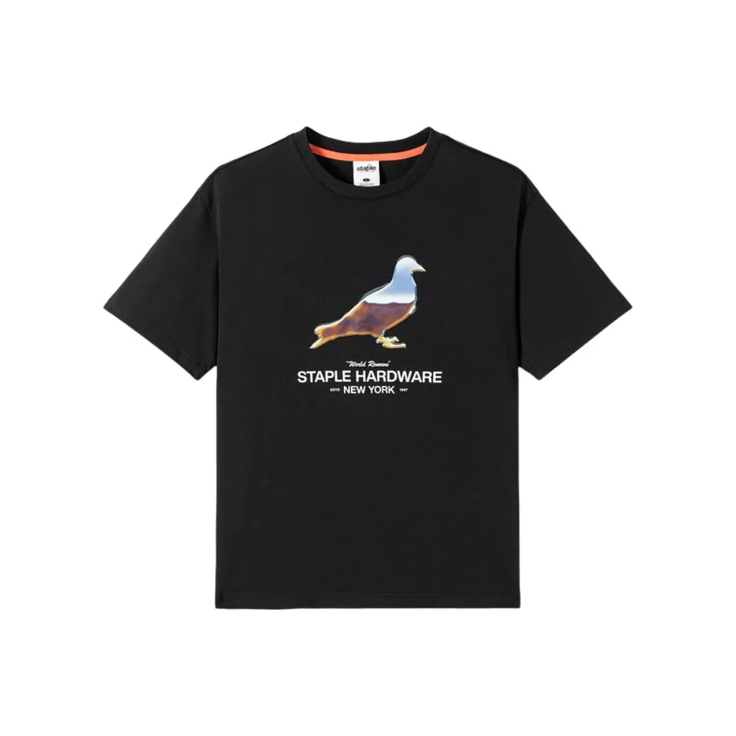 Staple Черные Унисекс Футболки