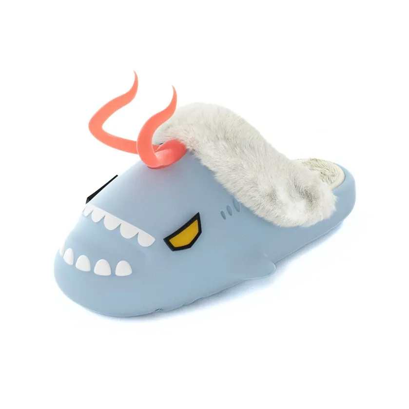HelloSlippers Shark Winter Sharkicks Winter Demon Открытый носок Тапочки Унисекс