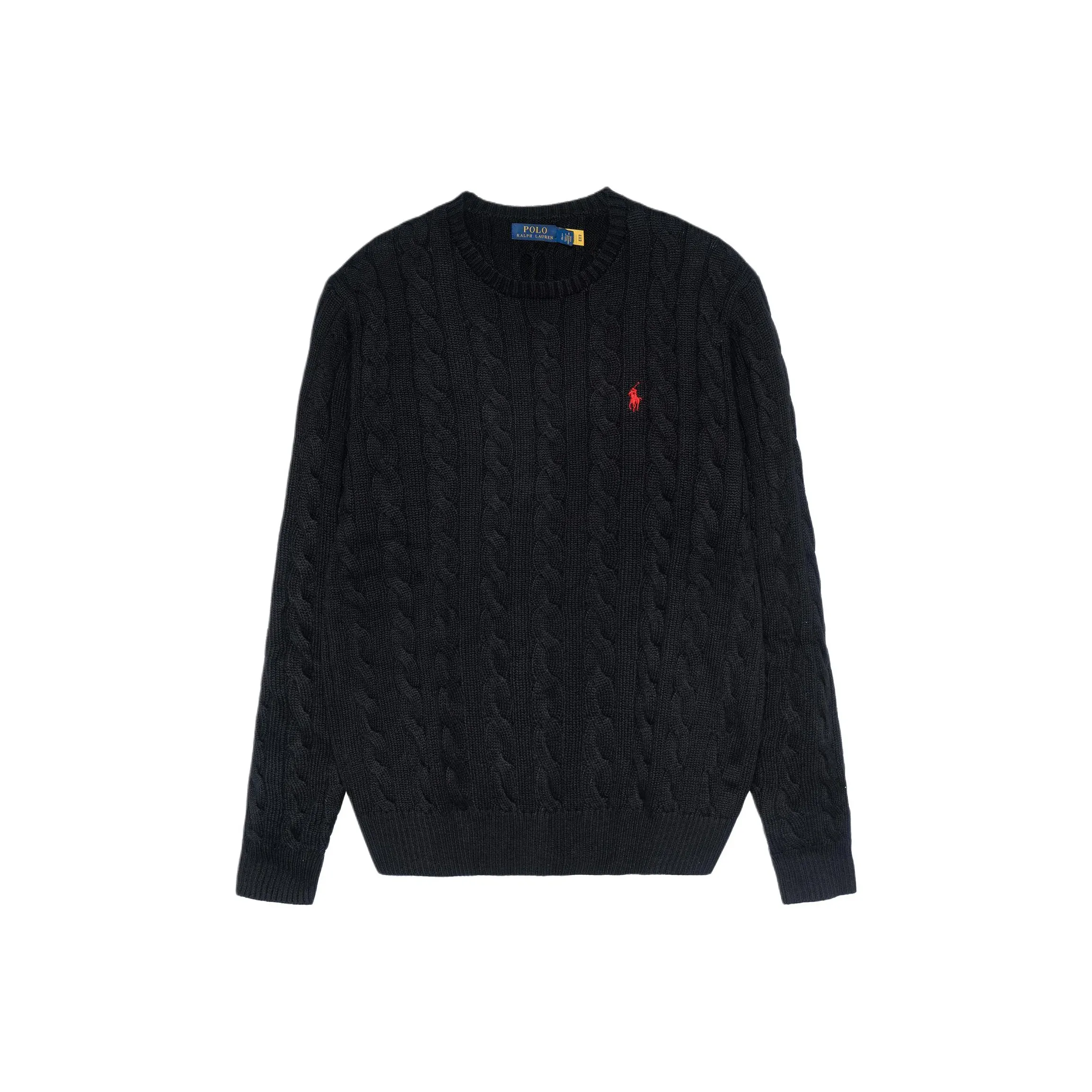 Polo Ralph Lauren Logo Embroidered Cable Knit Jumper