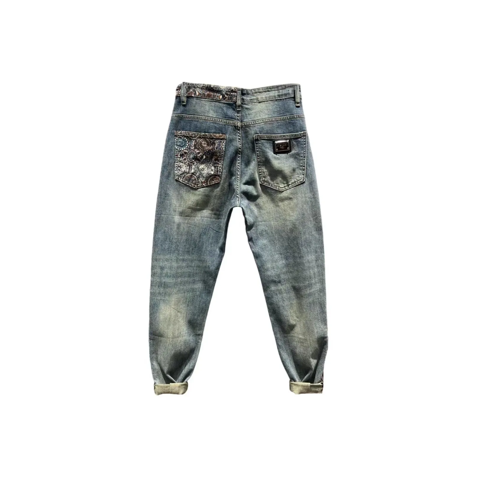 Chisportate Синий Унисекс Джинсы