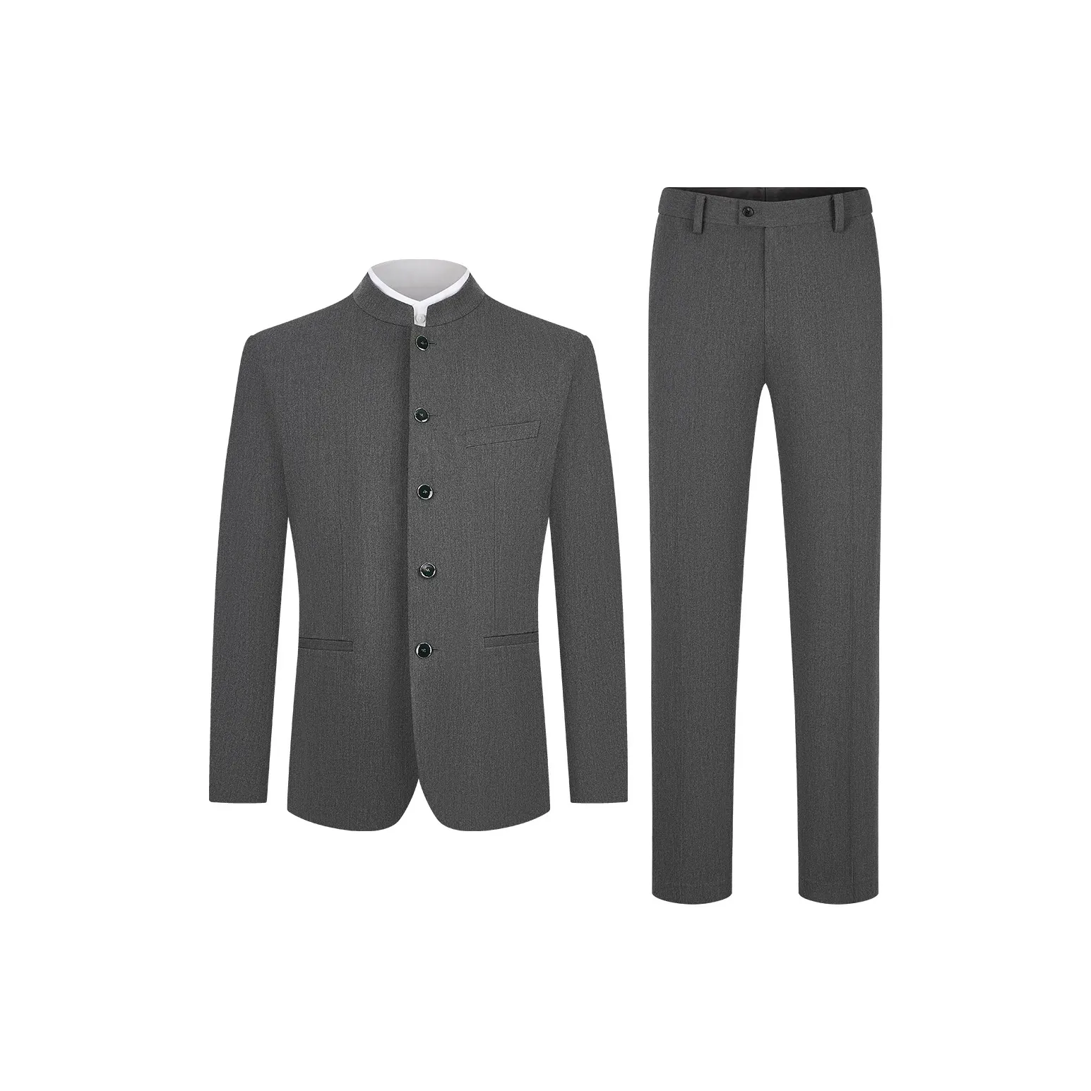 SEVEN Светло-серый Мужской Деловой костюм